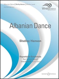 cover Albanian Dance Concert Band sheet music cover